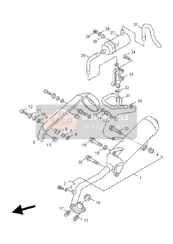 Yamaha NXC125EA CYGNUS X 2010 Cansada para un 2010 Yamaha NXC125EA CYGNUS X